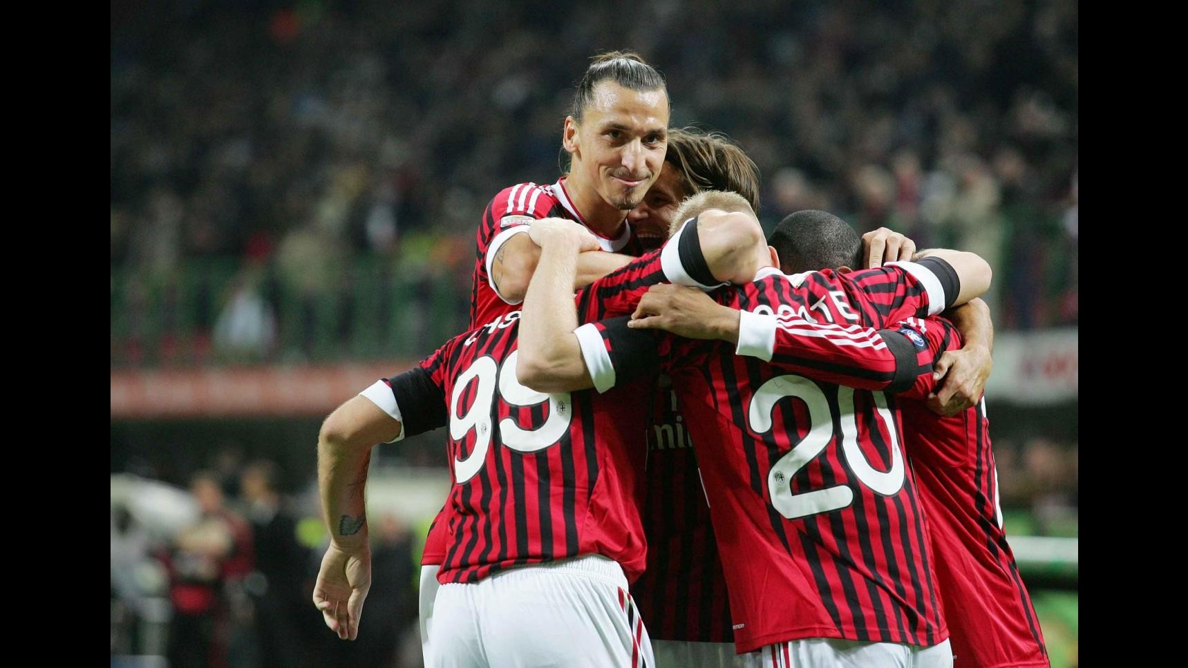 Serie A, tris Milan al Palermo. Ibra, altro che stress…