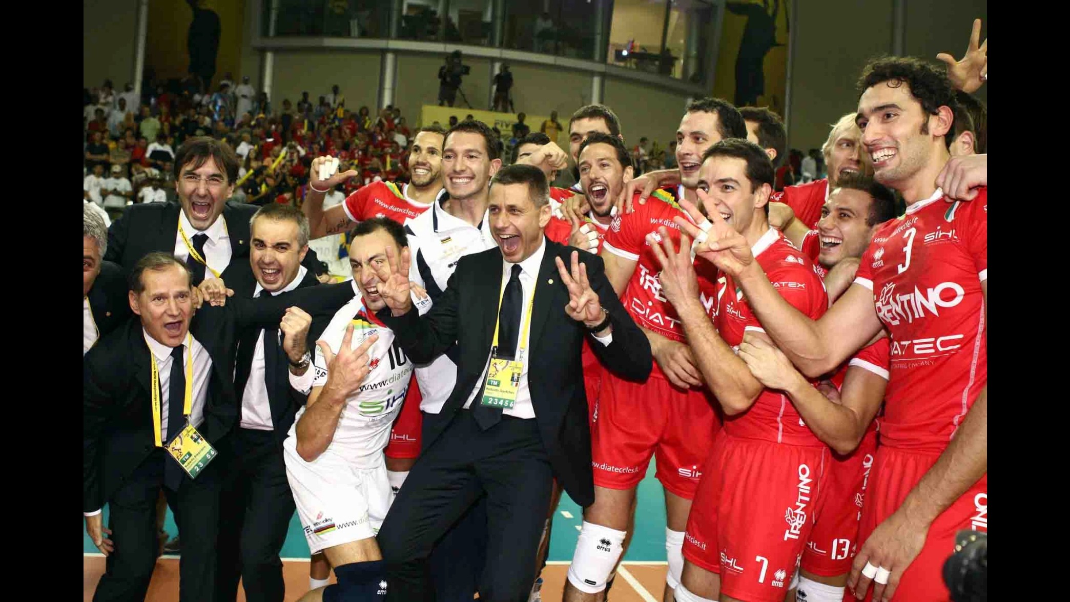 Volley, Trento sul tetto del Mondo per la terza volta di fila