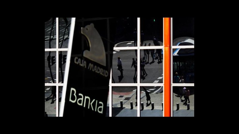 Spagna, Bankia crolla in Borsa (-20%), Ibex in leggero calo