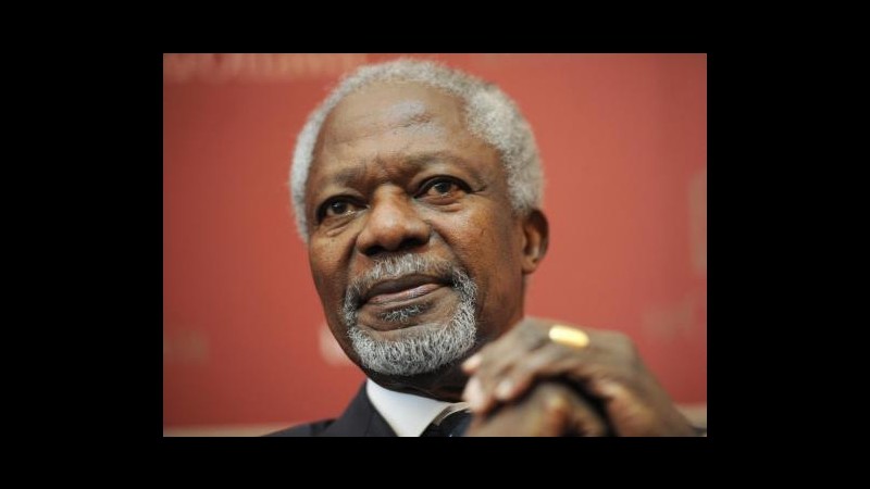 Siria, governo: Kofi Annan arriverà domani