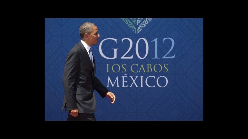 G20, Obama: Fiducioso che Europa riuscirà a risolvere crisi