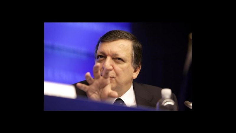 Crisi, Barroso: È iniziata in Usa, non siamo qui per prendere lezioni