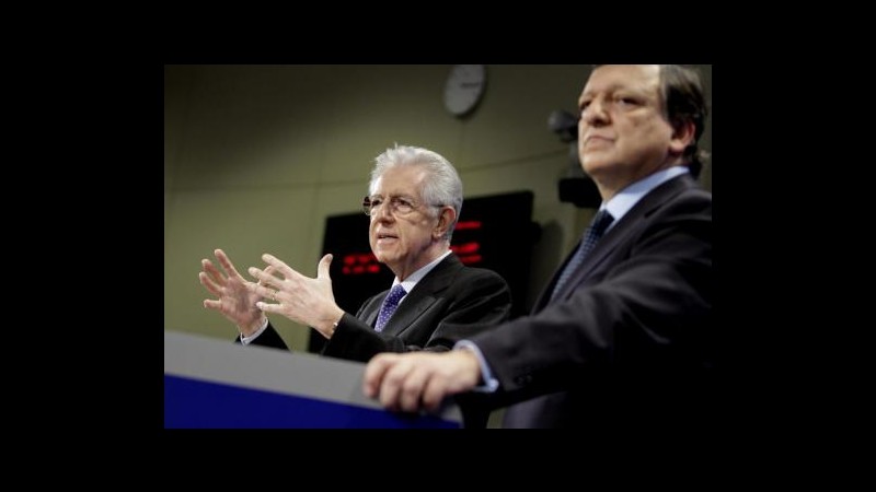 G20, incontro Monti-Barroso: Crisi non è nata in Europa