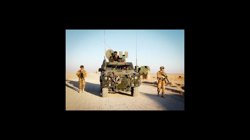 Afghanistan, due bersaglieri rimasti contusi in esplosione