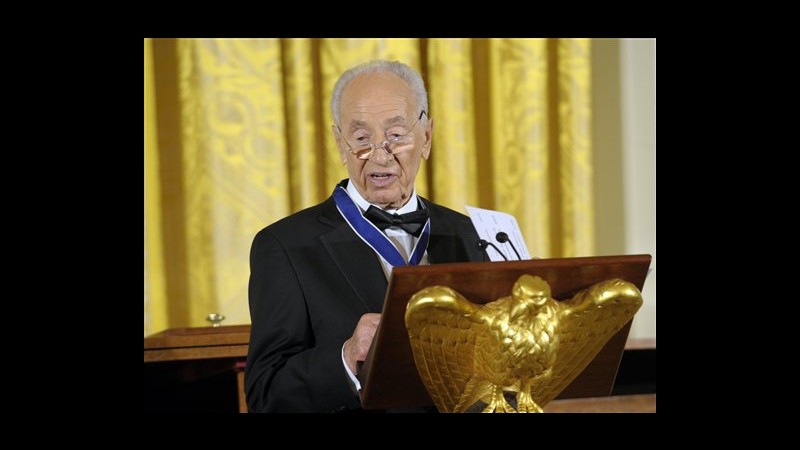 Da Usa medaglia libertà a Peres