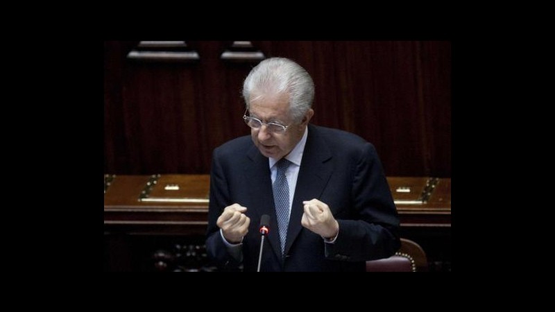 Monti: In arrivo misure crescita