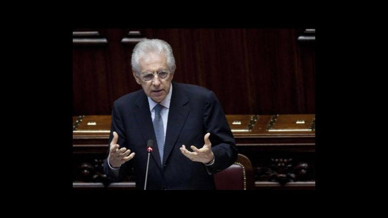 Monti: Arriva operazione crescita
