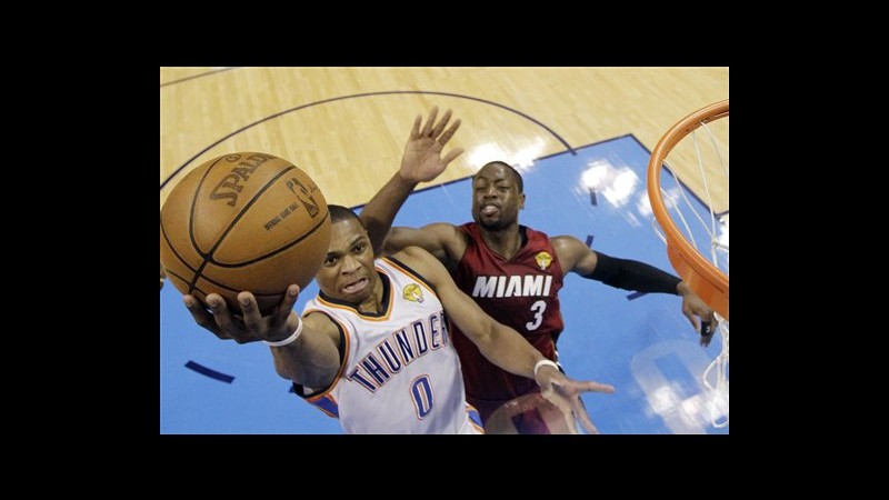 Finals Nba, primo round ad Oklahoma: Miami ko 105-94