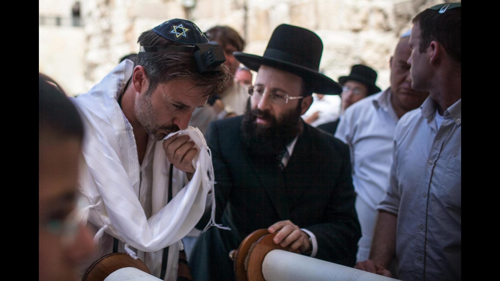 L’attore David Arquette celebra a Gerusalemme il Bar Mitzvah