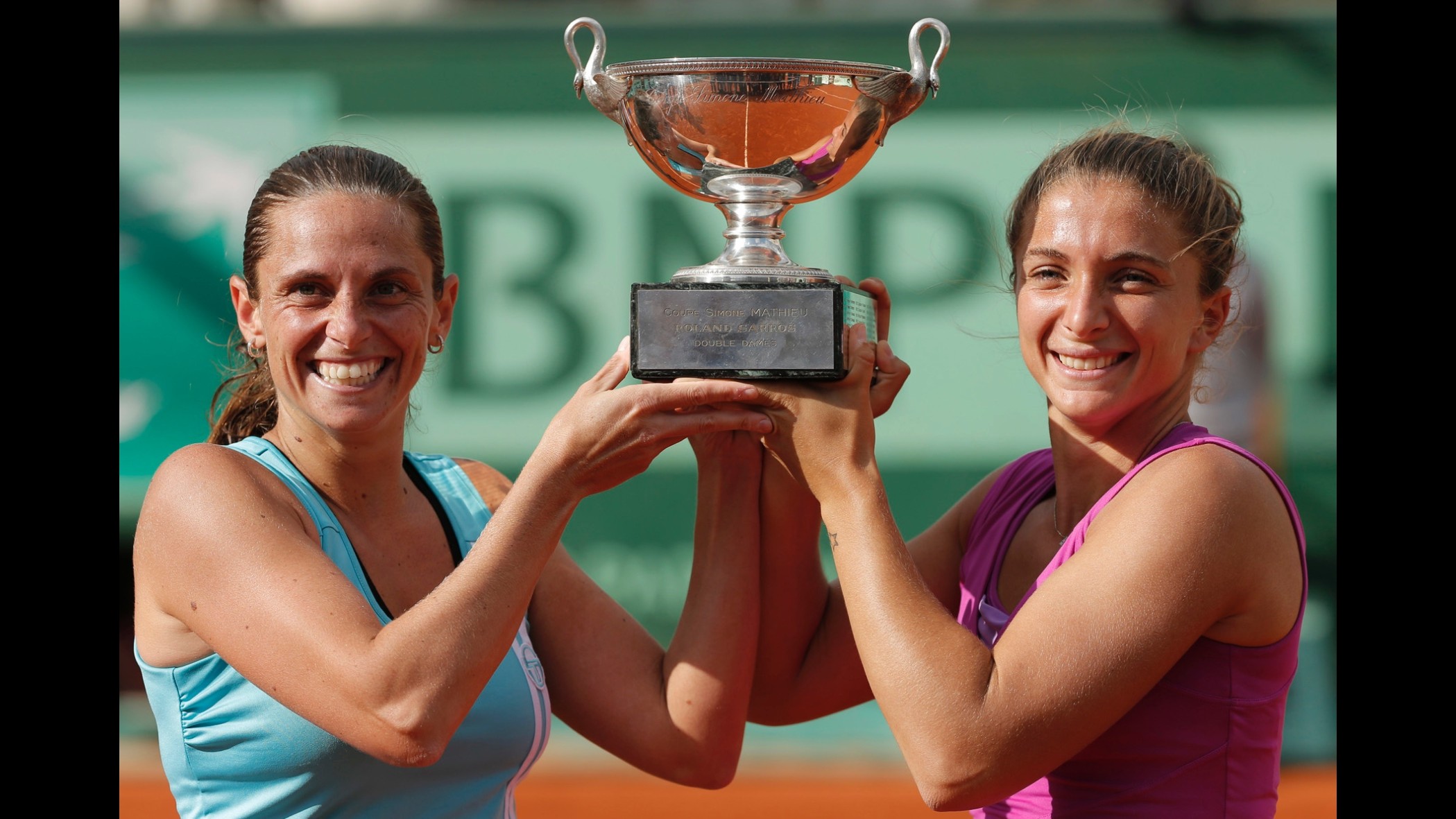 Roland Garros, trionfo storico nel doppio per Errani-Vinci