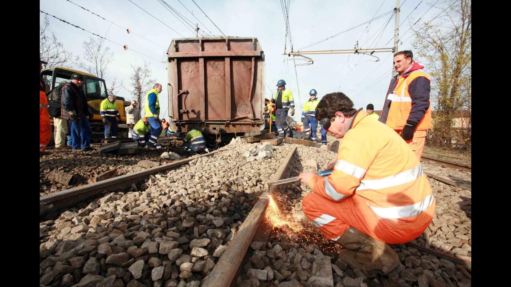 Treno merci deraglia sulla Verona-Brennero
