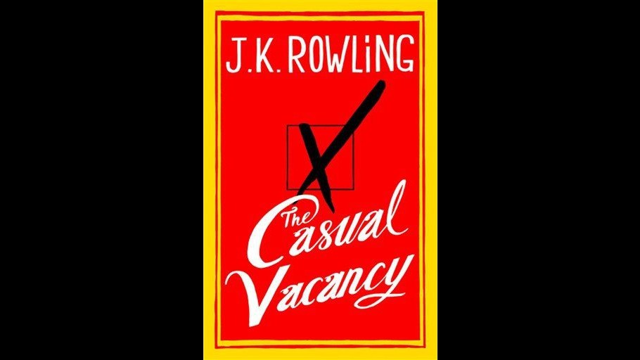 ‘The Casual Vacancy’, svelata copertina nuovo romanzo di J.K.Rowling