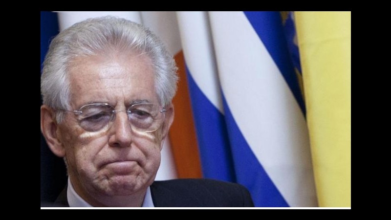 Monti: Passi avanti Ue in linea con Italia