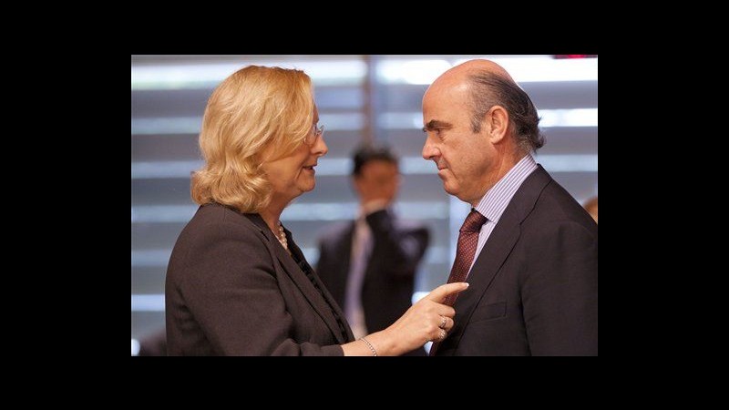 Spagna, De Guindos: Decideremo il 9 luglio termini prestito banche