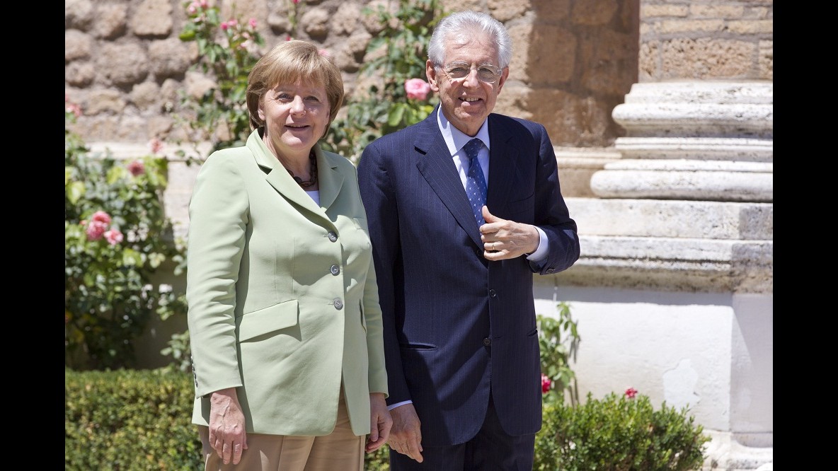 Vertice Monti-Merkel-Rajoy-Hollande