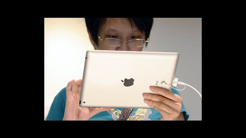 Usa, stimati consumi elettrici annuali dell’iPad: 1,36 dollari