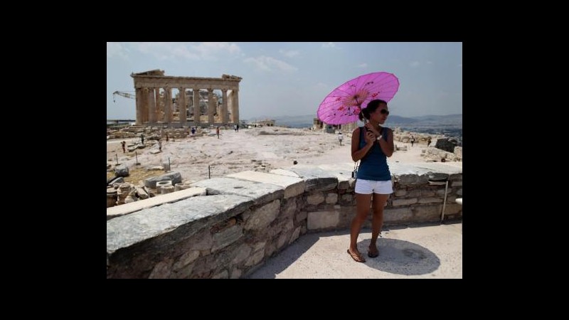 Grecia, acropoli Atene chiusa in anticipo per ondata caldo: 42 gradi