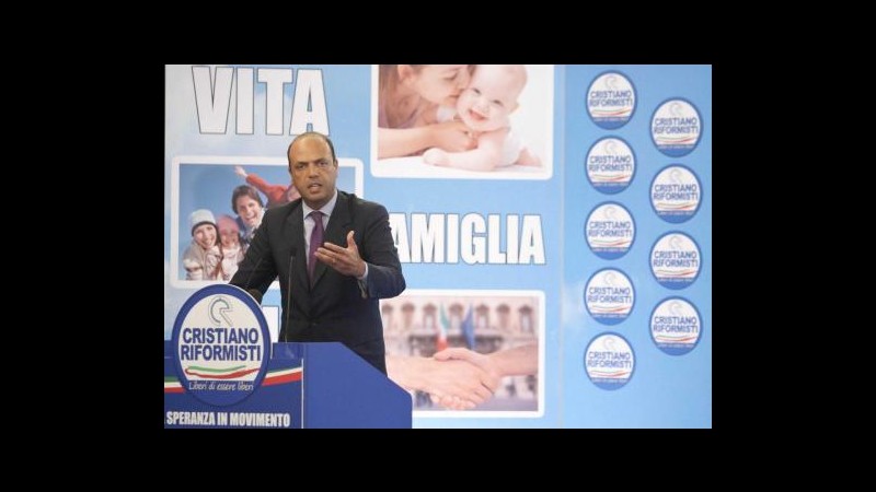Alfano: Io deluso? No, Berlusconi è il capo