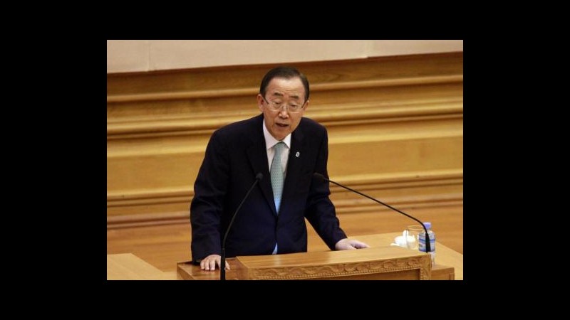 Ban Ki-moon: Siria infrange risoluzioni, Consiglio sicurezza agisca