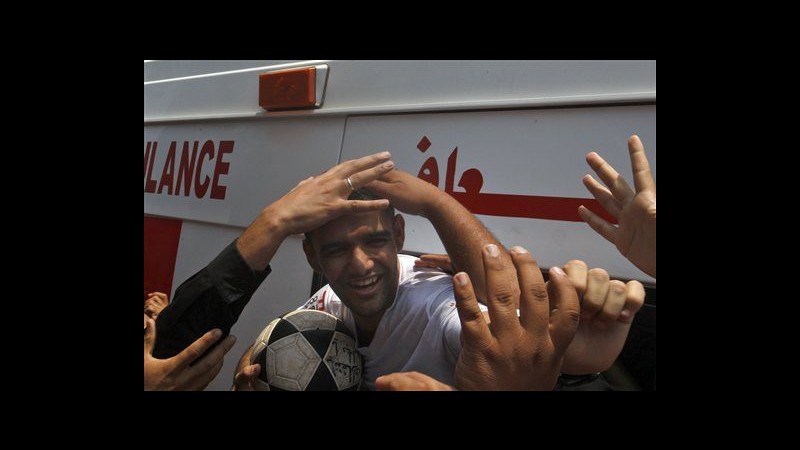 Israele libera calciatore palestinese Sarsak detenuto 3 anni senza accuse