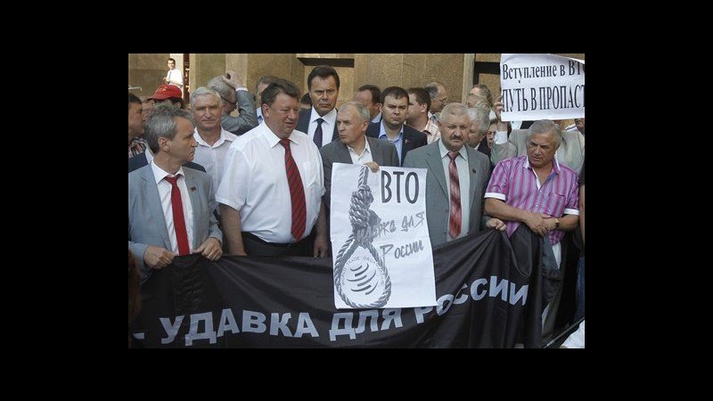 Russia, Duma ratifica adesione a Wto