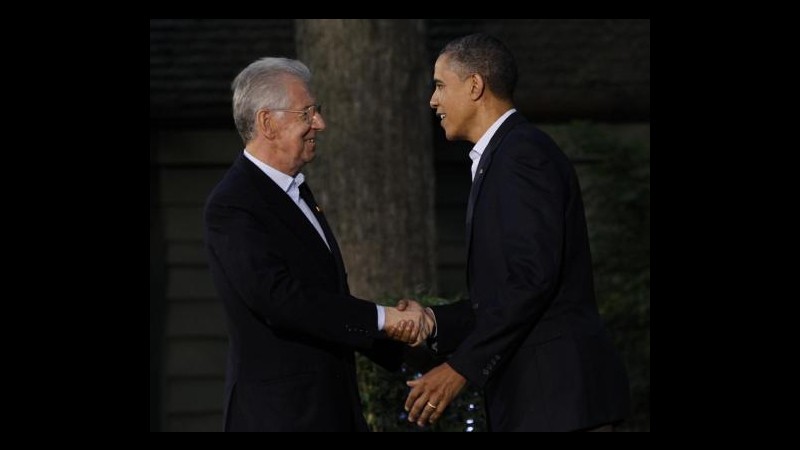 Obama chiama Monti: Azione decisa per risolvere crisi