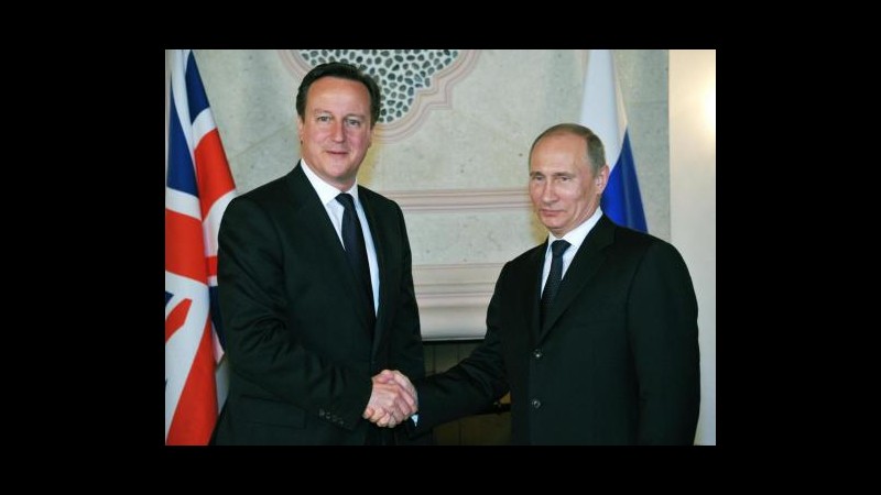 Cameron: Incontro con Putin a sfida olimpica di judo