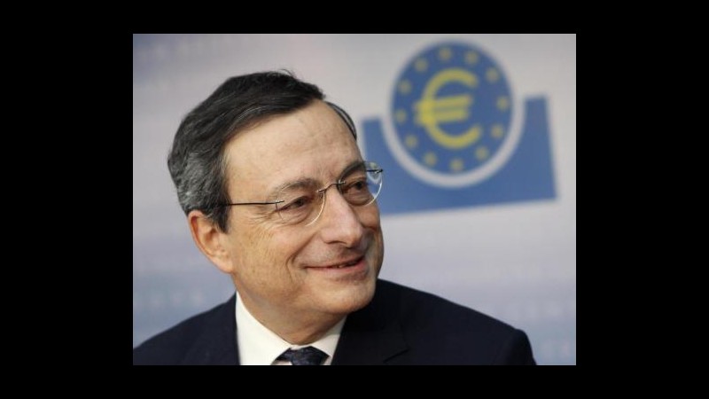 Draghi: Euro irreversibile, Bce pronta a tutto per salvarlo