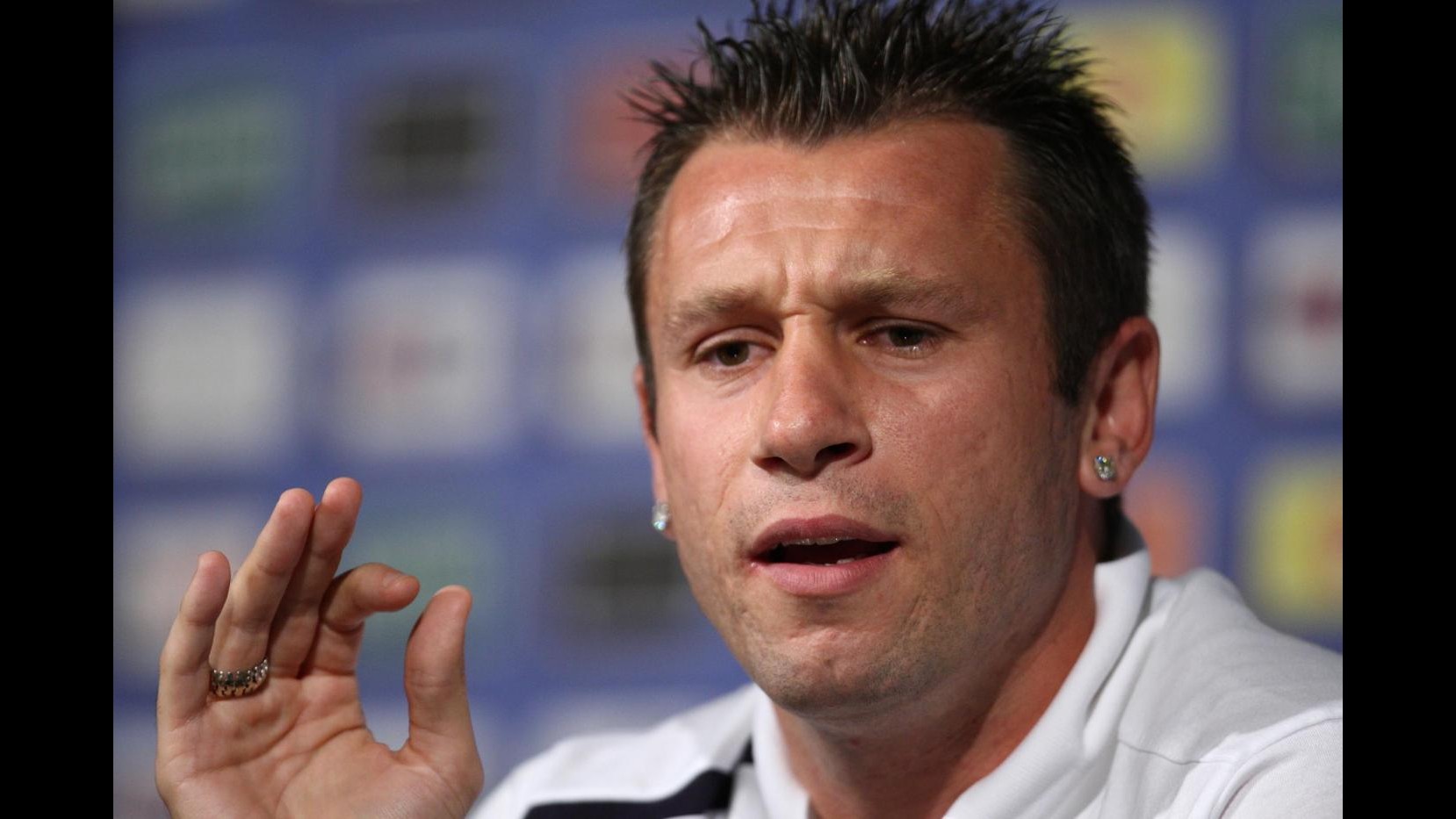 Uefa multa Cassano di 15mila euro per frasi sui gay