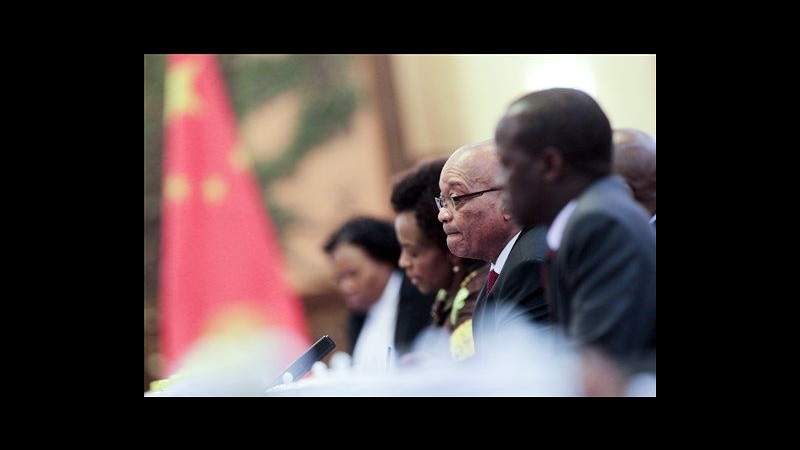 Pechino promette 20 mld all’Africa. Zuma: La Cina non è come l’Europa