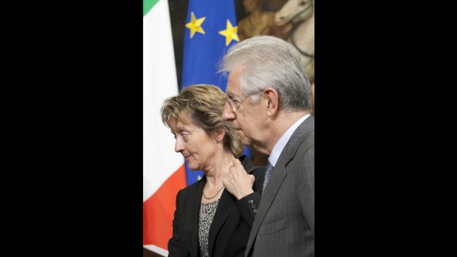 Monti incontra presidente Svizzera Widmer-Schlumpf