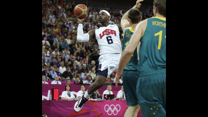 Londra 2012, Bryant e James travogono l’Australia: Usa in semifinale