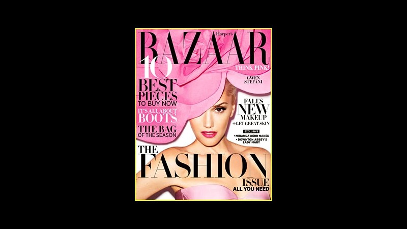 Gwen Stefani sexy e ironica sulla copertina di Harper’s Bazaar