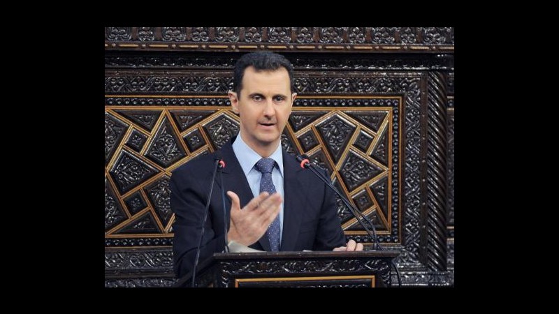 Siria, Assad: Schiacceremo i terroristi senza clemenza