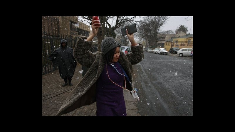 Sudafrica, neve a Johannesburg per la prima volta da giugno 2007