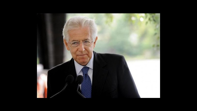 Monti: Con Berlusconi spread a 1200. Scintille col Pdl
