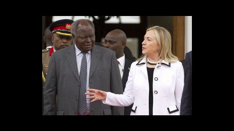 Kenya, Clinton: Con prossime elezioni sia modello per il mondo