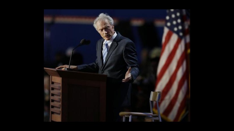 Usa 2012, vip scatenati su Twitter dopo Clint Eastwood show su Obama