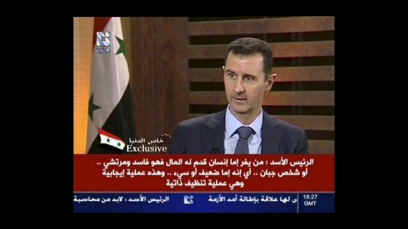 Siria, Cns: Commenti Assad servono a giustificare fallimento esercito