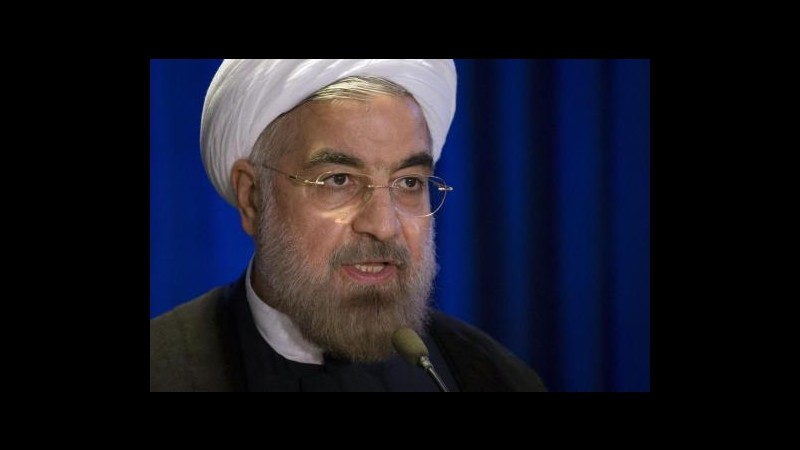 Iran, Rohani: Diritto di arricchire uranio non è negoziabile