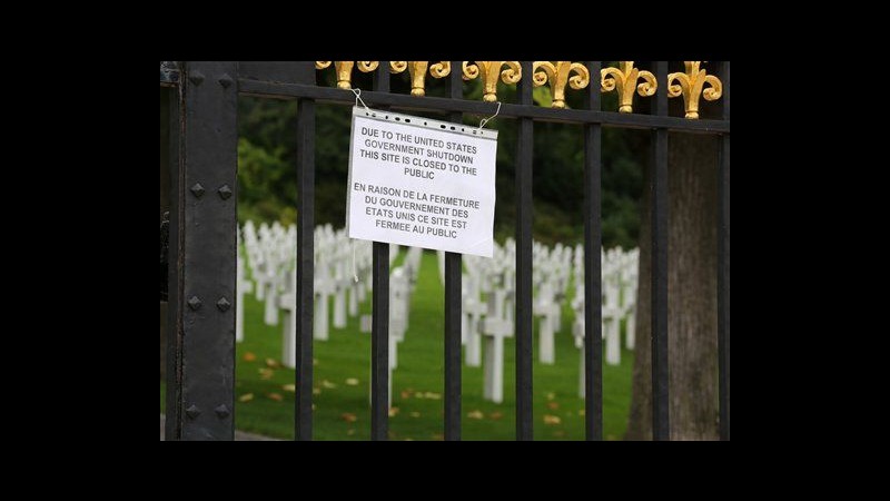Shutdown Usa colpisce anche al cimitero: chiusi memoriali all’estero