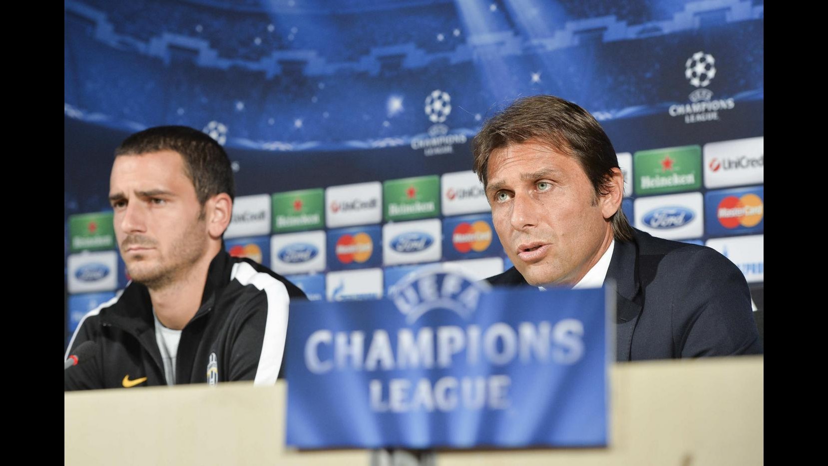 Conte avverte Juve: Galatasaray più forte con Mancini. Tevez? Non faccio giocare chi zoppica