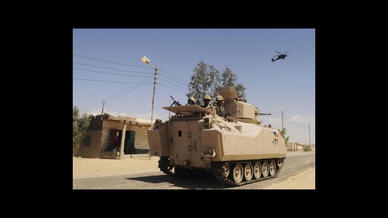 Egitto, nuovi attacchi contro forze sicurezza in Sinai: 2 morti