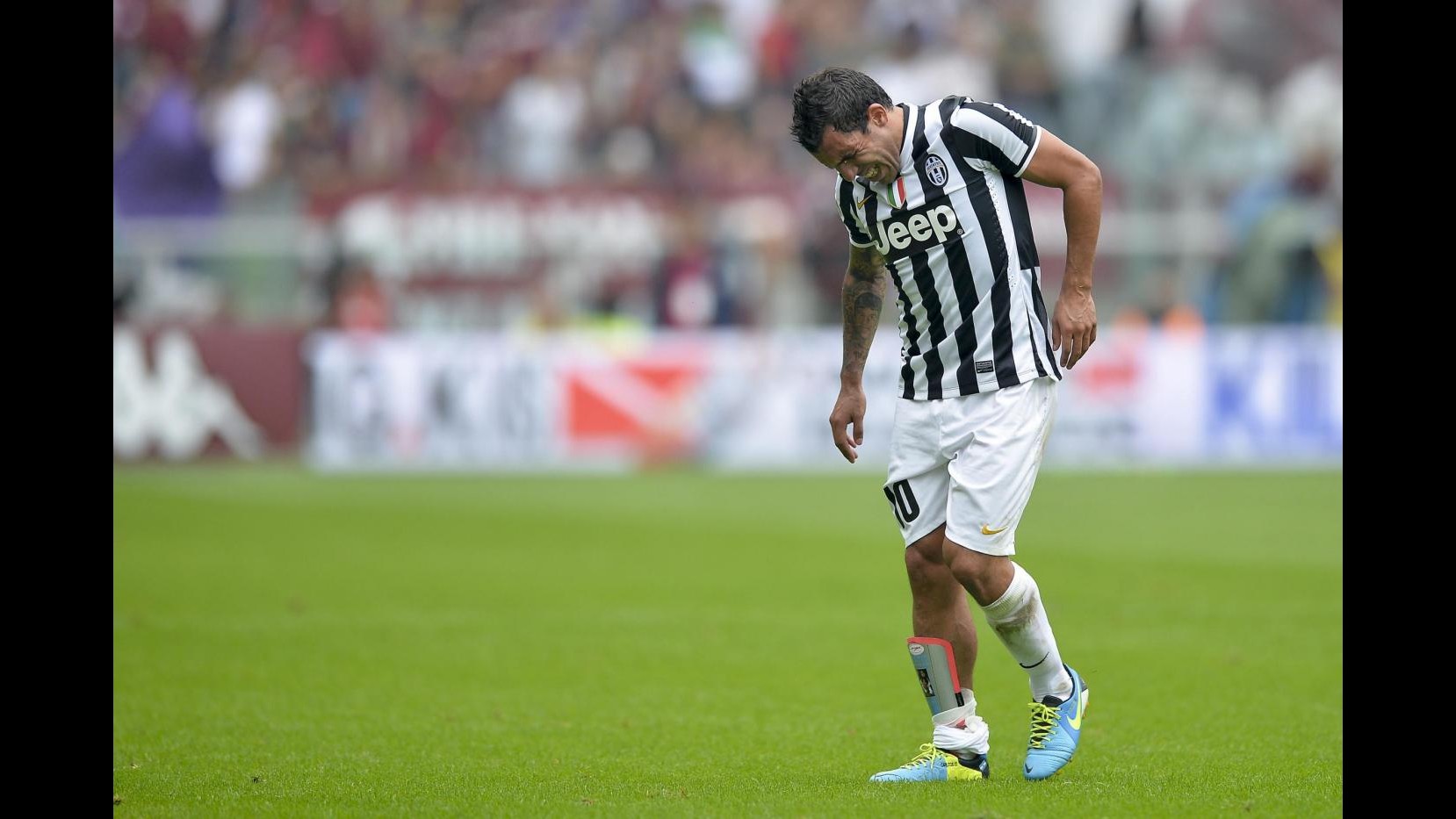 Juventus, Tevez ferito a caviglia: in dubbio per Galatasaray