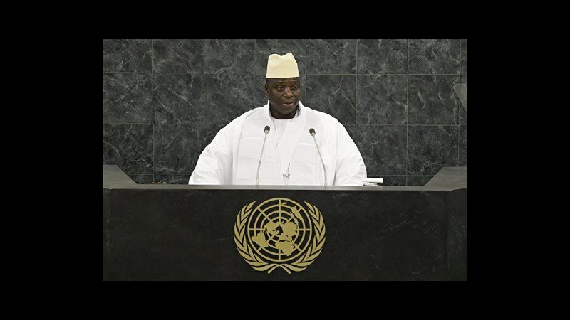 Gambia, presidente: Omosessualità maggior minaccia a esistenza umana
