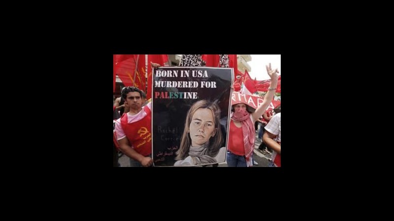 Israele, tribunale respinge ricorso su Rachel Corrie: ‘Se la cercò’