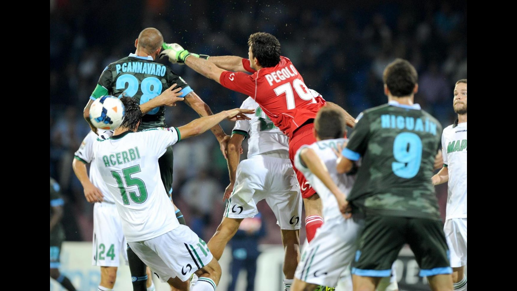 Il Napoli è stanco: Sassuolo strappa pareggio al San Paolo, 1-1