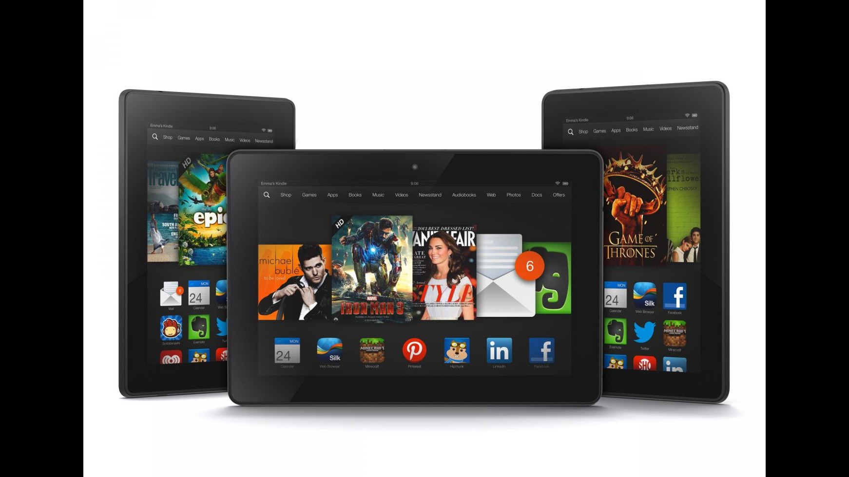 Amazon, arriva Kindle Fire HDX: ha modalità ‘mayday’ per chiedere aiuto