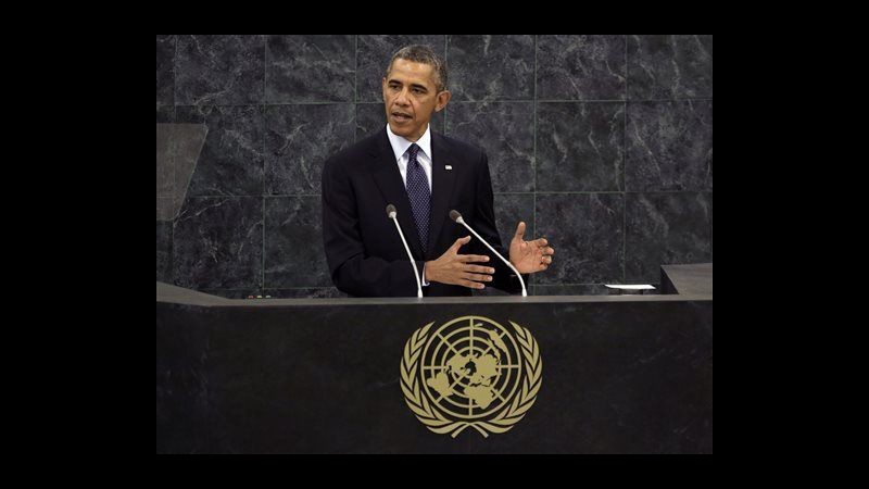 Obama all’Onu: Al bando armi chimiche, su Siria serve risoluzione forte