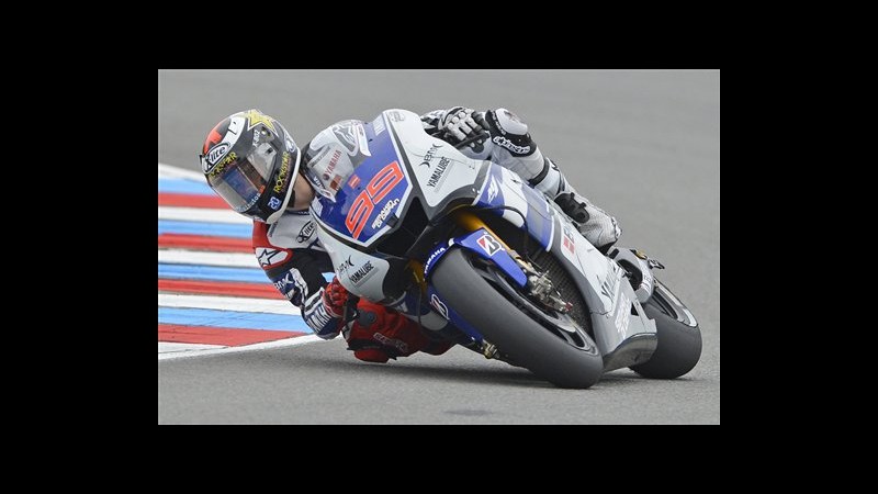 MotoGp, Repubblica Ceca: Lorenzo in pole, Rossi in seconda fila